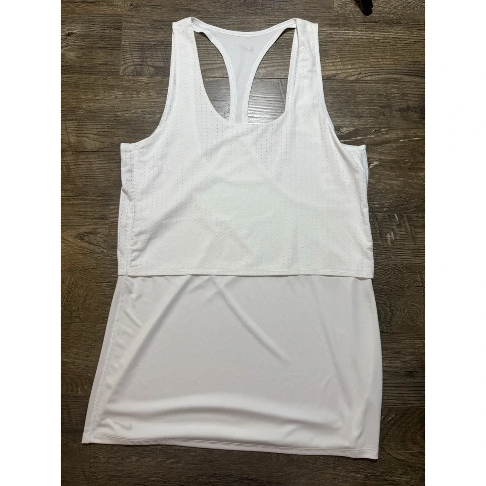 Nike Women's‎ Sport Mesh Dress Swim Cover-Up White Small Beach Sport
